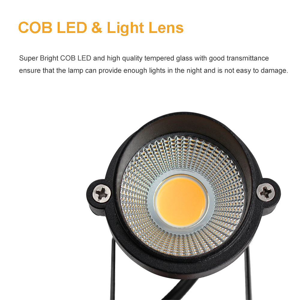 LOT 5W COB LED Landscape Light DC12V Low Voltage Outdoor Garden Spot Lights  D7T1