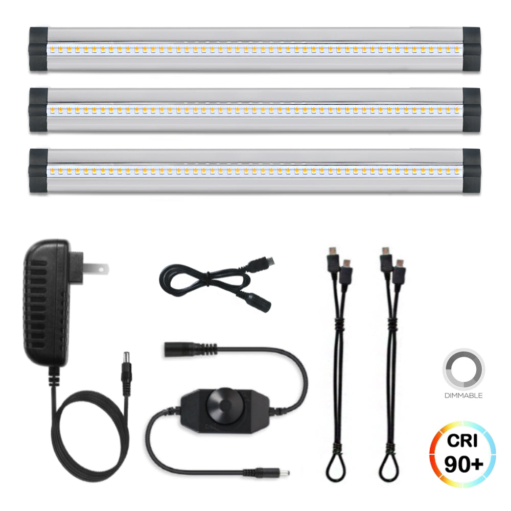 Cool White LED Under Cabinet Lighting Kit