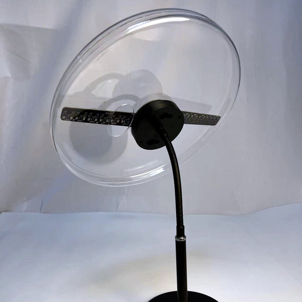 30cm 5VDC Battery Powered 3D Hologram Fan in 2500cd/㎡ High Brightness Tablet or Floor-Standing Advertising Display