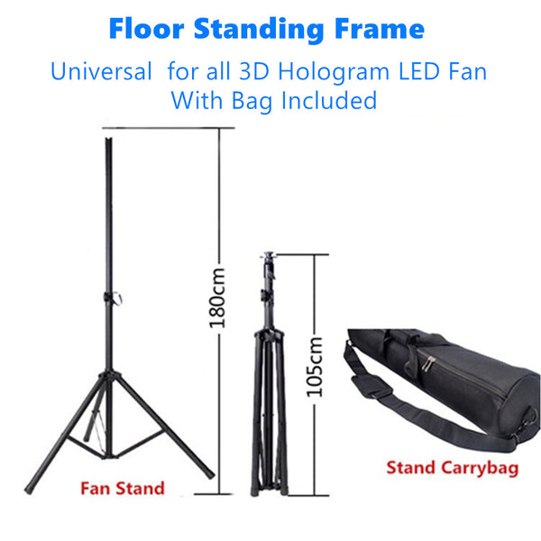 Free Shipping Floor Standing Frame for 3D Hologram Fan LED Display, Universal for all 42cm/43cm/50cm/65cm/70cm/100CM 3D LED Fan Display