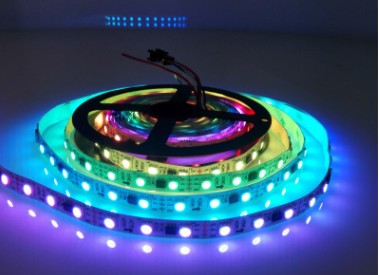 DC 12V TM1914 Breakpoint Continuingly 5050 RGB Color Changing Addressable LED Strip Light 16.4 Ft (500cm) 30LED/Mtr LED Pixel Flexible Tape White PCB - LEDStrips8