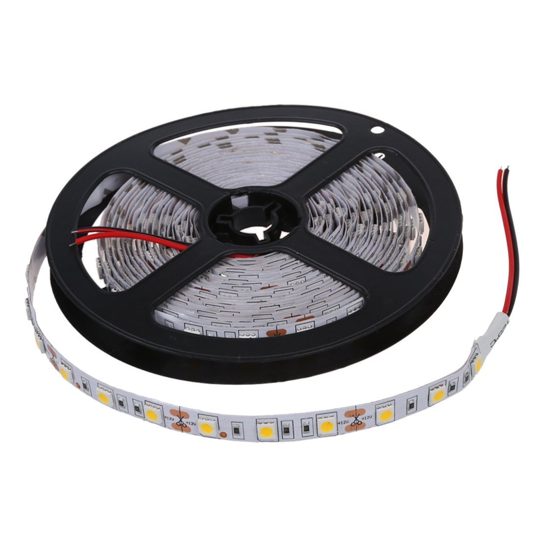 DC 12V Red/Blue/Green/Yellow Dimmable SMD5050-300 Flexible LED Strips 60 LEDs Per Meter 10mm Width 900lm Per Meter - LEDStrips8