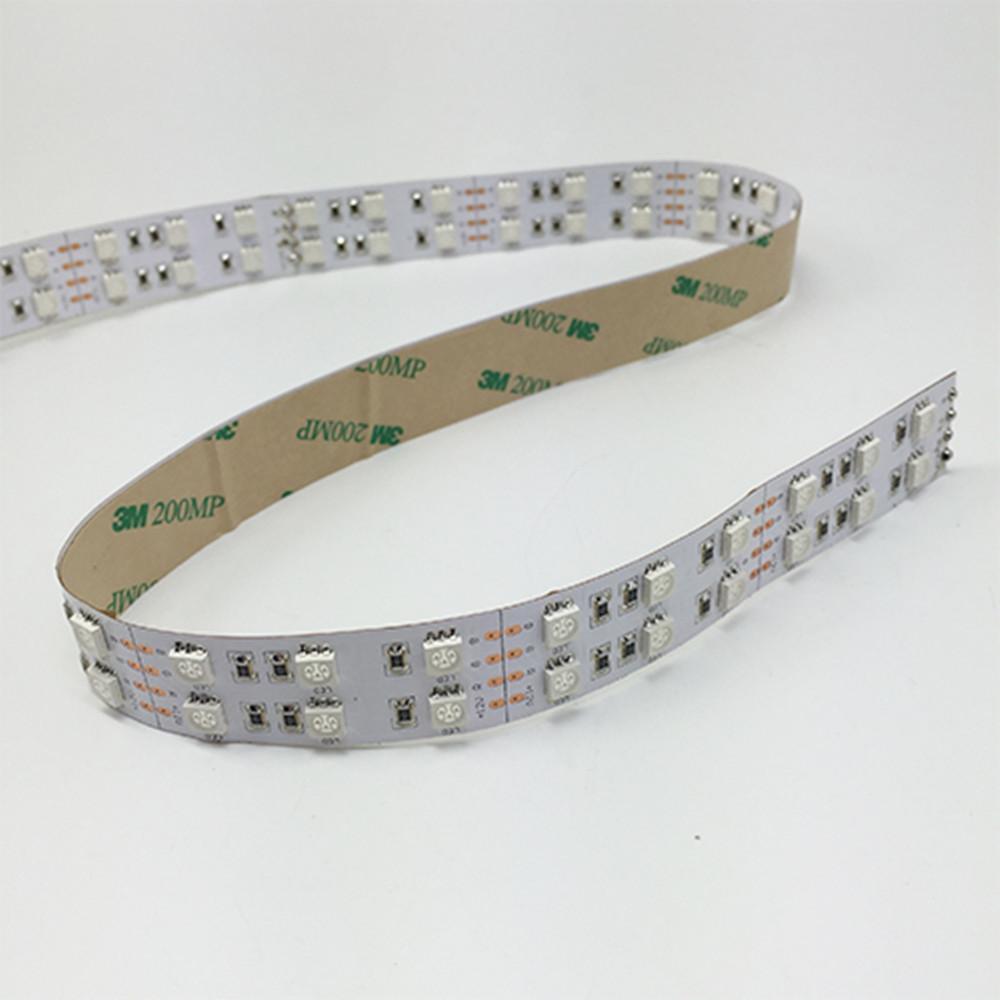 DC 12V Dimmable SMD5050-600 Double Row Flexible LED Strips 120 LEDs Per Meter 15mm Width 1800lm Per Meter - LEDStrips8