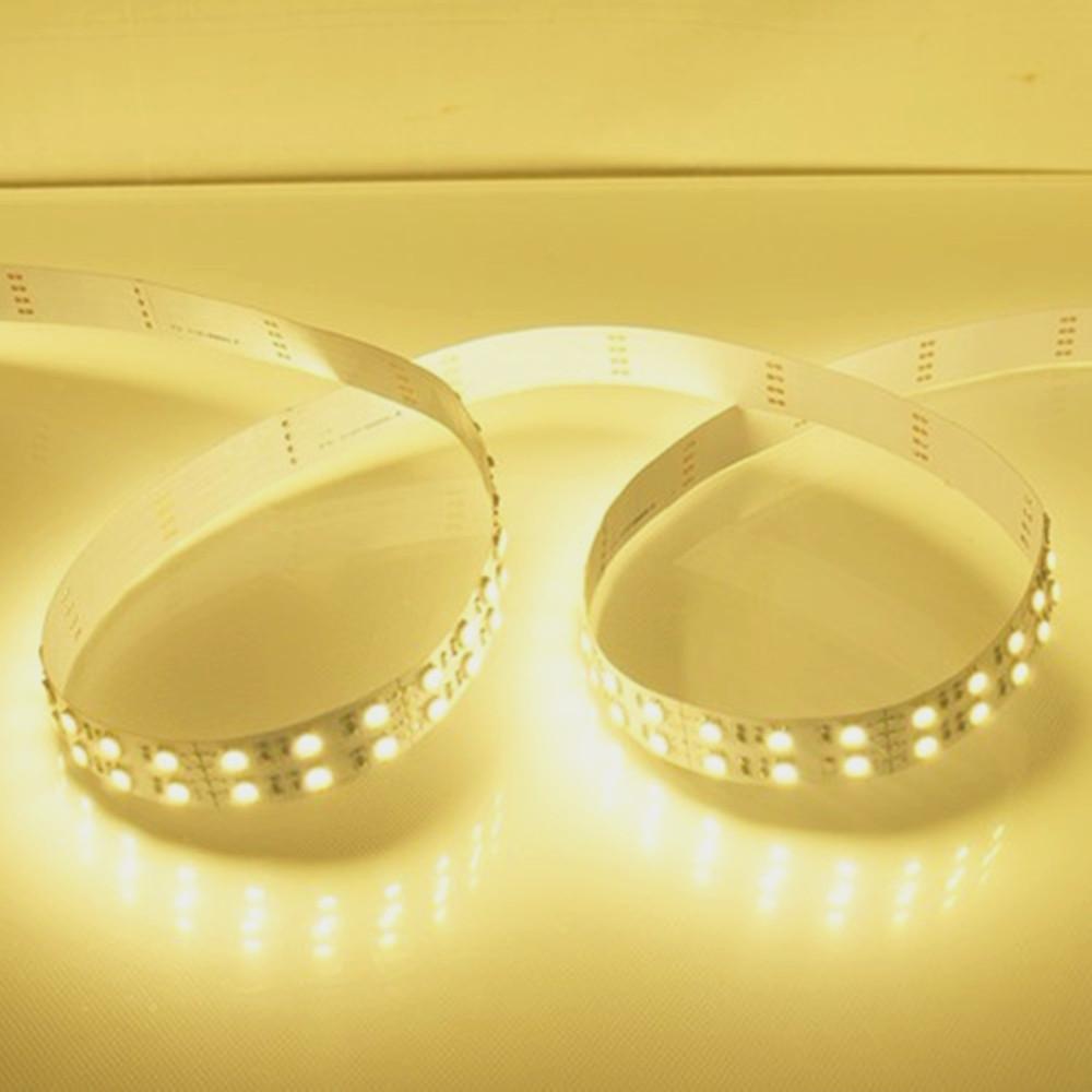 DC 12V Dimmable SMD5050-600 Double Row Flexible LED Strips 120 LEDs Per Meter 15mm Width 1800lm Per Meter - LEDStrips8