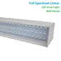 80W 40'' Full Spectrum Linear LED Grow Light Strip 6 Bands with IR & UV included, Adjustable Hanger, Idea for Greenhouse, Vegetables & Fruits, Horticulture, Propagation and City Farming