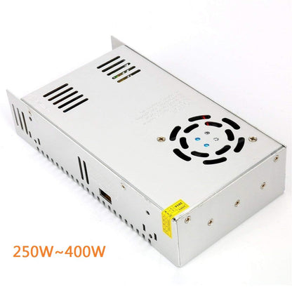 Heavy Duty Industrial Series Metal House Screw Terminal Adapter 110-220V AC to 12V/24V/5V DC - LEDStrips8