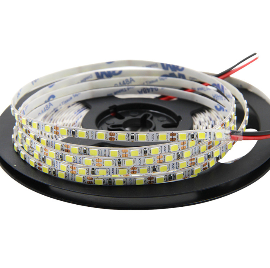 4mm Wide Super Slim DC 12V Dimmable SMD2835-600 Flexible LED Strips 10Watt/Meter 1000LM/M 120 LEDs Per Meter White FPCB Background  LED Tape Light - LEDStrips8