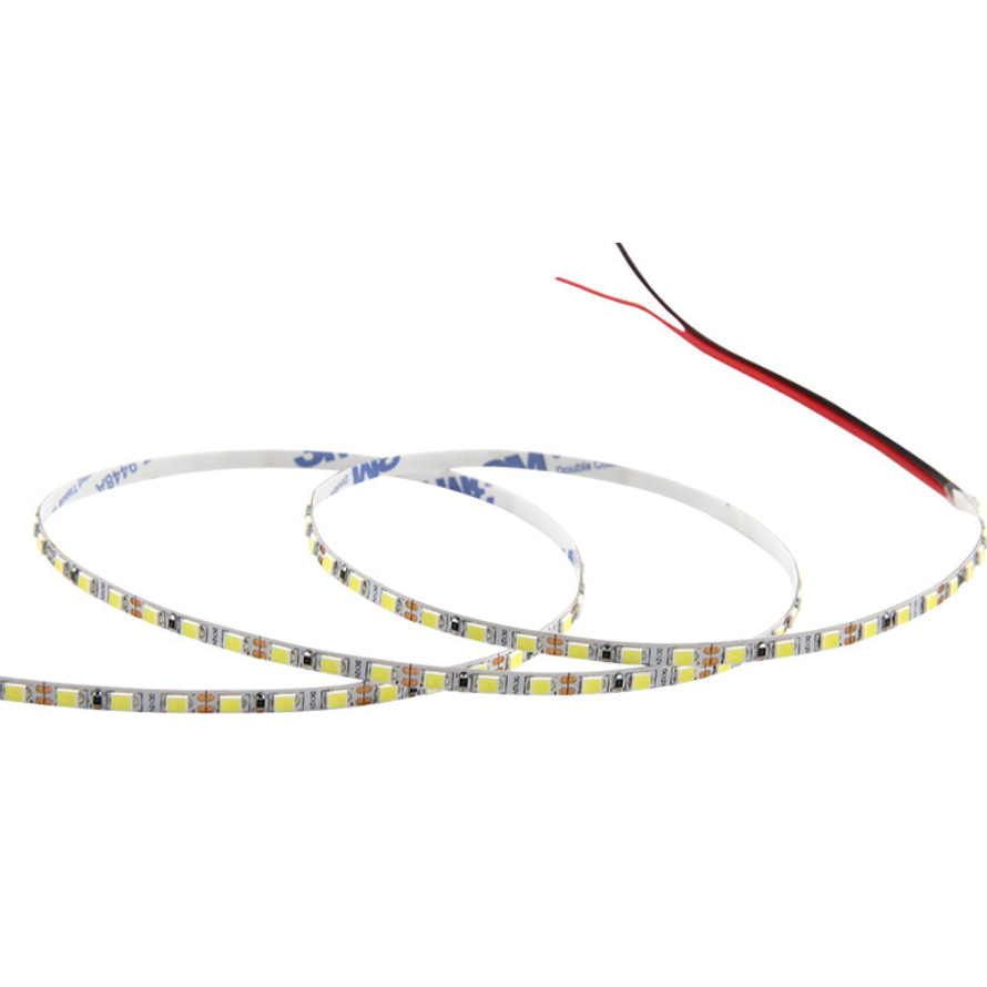 4mm Wide Super Slim DC 12V Dimmable SMD2835-600 Flexible LED Strips 10Watt/Meter 1000LM/M 120 LEDs Per Meter White FPCB Background  LED Tape Light - LEDStrips8