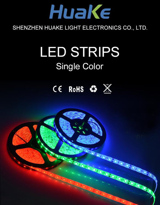 LED Flexible Strip Lights - Single Colors