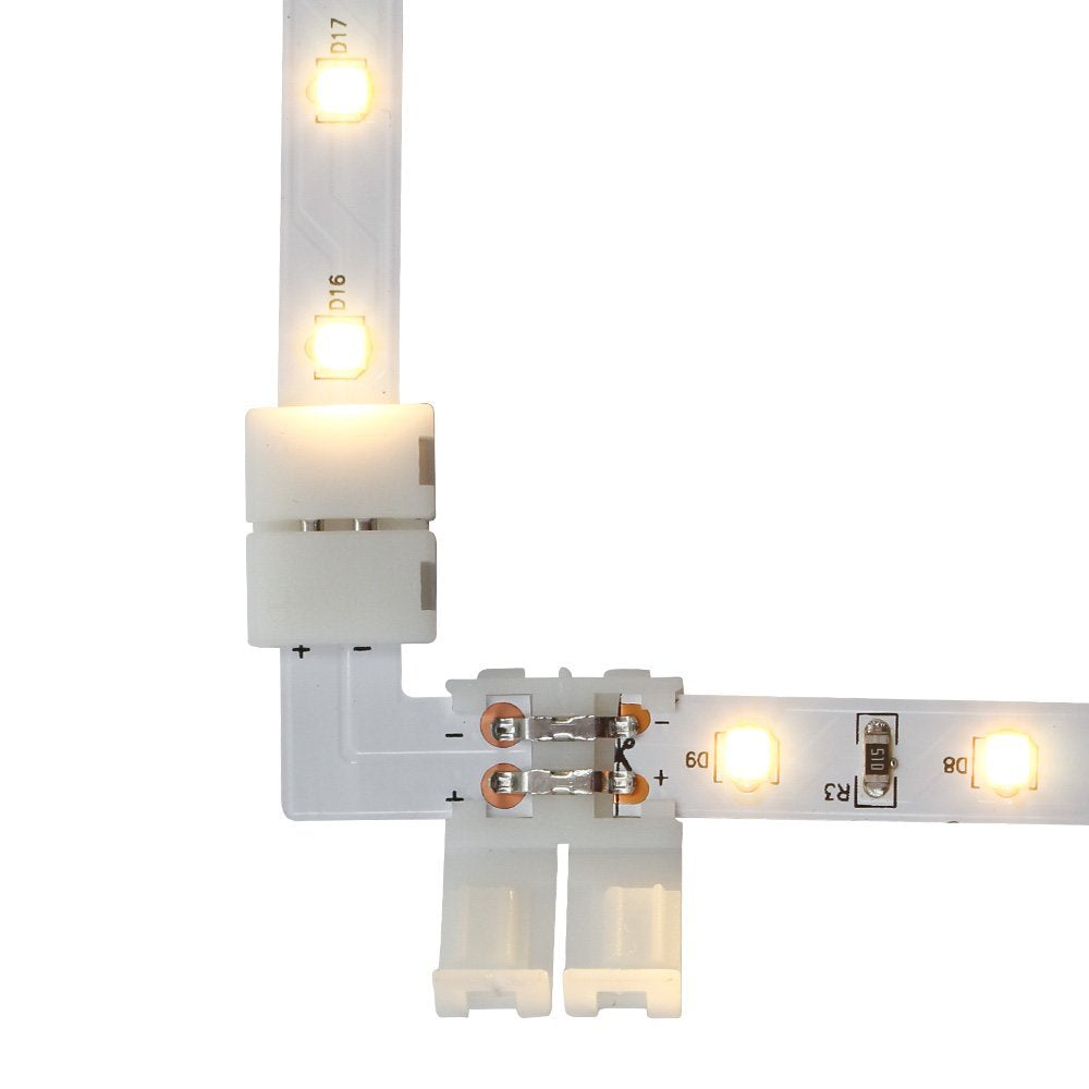 8mm 2pin led connectors for 3528 2835 single color led strip lights