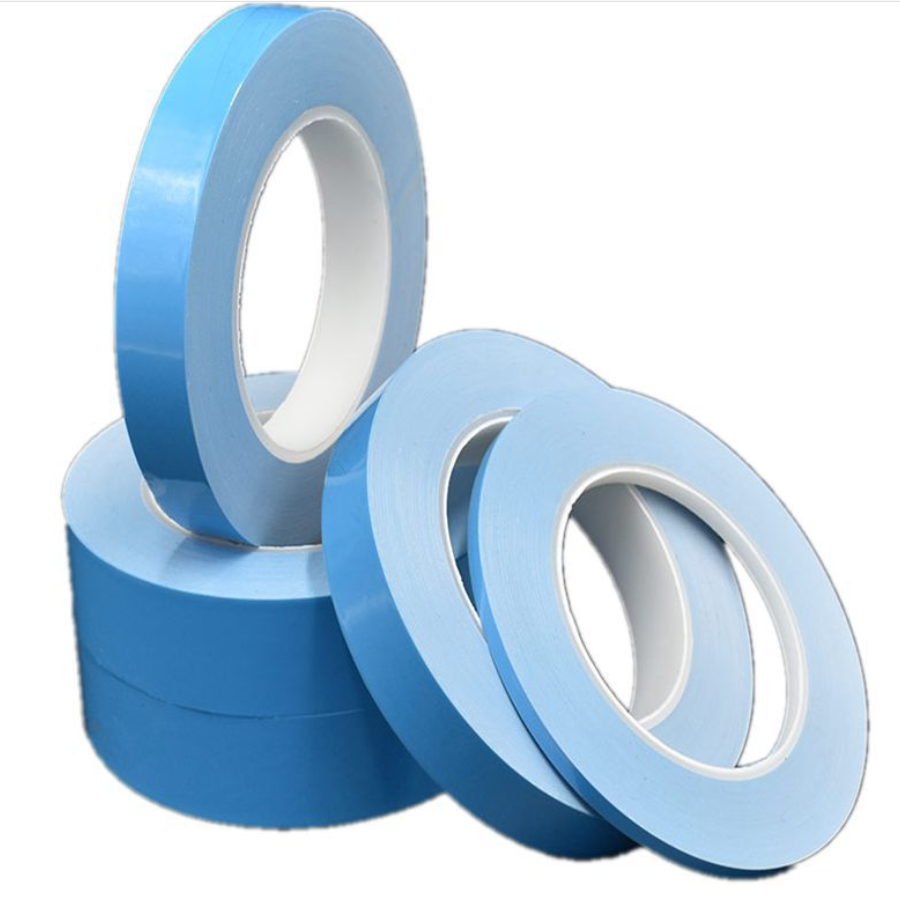 50M Roll 0.2mm Thick 2500g Viscous Force Heat Resisiting Blue Coating Double Sided Tape Adhesive Stronger Stick for LED Strip Lights - LEDStrips8