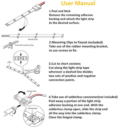 16.4Feet (5Meter) Roll SMD2835 300LED 12VDC 60Watt Rated True Color CRI95+ High Color Accuracy LED Flexible Strip Light that Produce 380nm-780nm Full Spectrum Natural Light