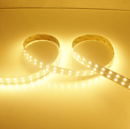 High CRI > 90 DC 12V SMD3528-1200 Double Row Flexible LED Strips 240 LEDs Per Meter 15mm Width 1200lm Per Meter - LEDStrips8