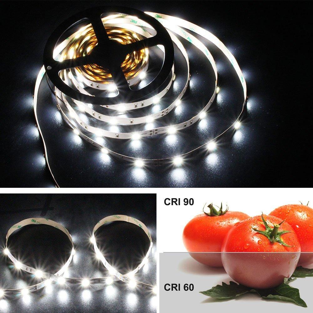 High CR I> 90 DC 12V Dimmable SMD5050-150 Flexible LED Strips 30 LEDs Per Meter 10mm Width 450lm Per Meter - LEDStrips8