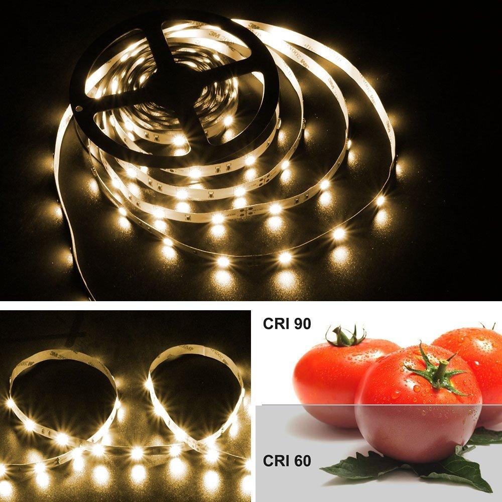 High CR I> 90 DC 12V Dimmable SMD5050-150 Flexible LED Strips 30 LEDs Per Meter 10mm Width 450lm Per Meter - LEDStrips8