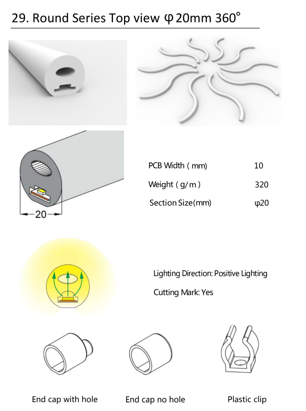 Silicon Neon Light Tube - LED Strip Light Housing