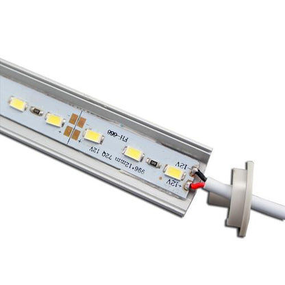 5 / 10 Pack 12V DC LED Corner Linear Profile LED Light Strip in Aluminum Profile with Cover for Under Cabinet Lighting - LEDStrips8