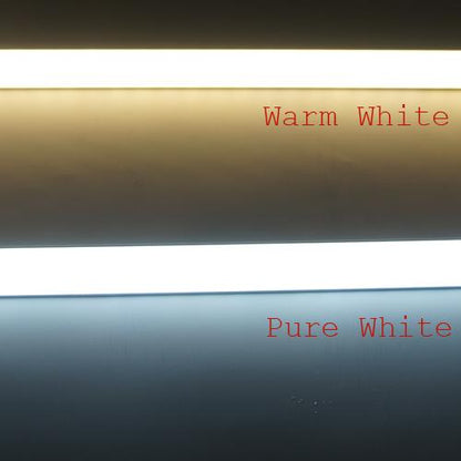 5 / 10 Pack 12V DC LED Corner Linear Profile LED Light Strip in Aluminum Profile with Cover for Under Cabinet Lighting - LEDStrips8