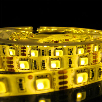 12VDC SMD5050-300-PWW 2 in 1 Dual White Color Temp-Adjustable Flexible LED Strip Light 60 LEDs Per Meter - LEDStrips8