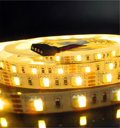 12VDC SMD5050-300-PWW 2 in 1 Dual White Color Temp-Adjustable Flexible LED Strip Light 60 LEDs Per Meter - LEDStrips8