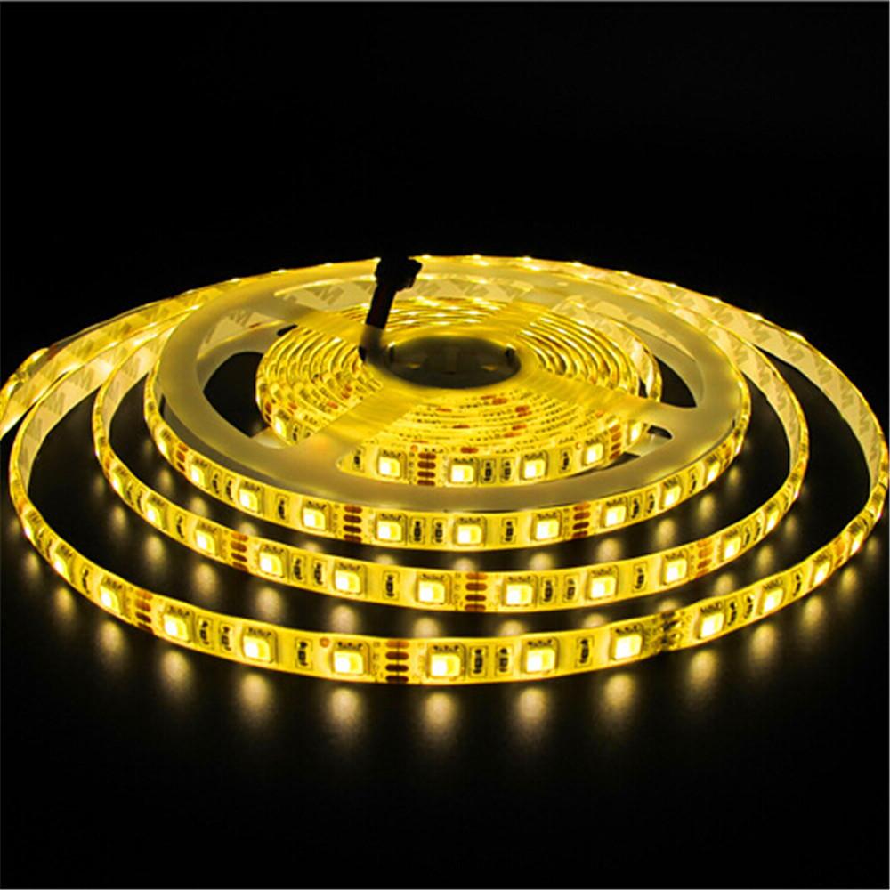 12VDC SMD5050-300-PWW 2 in 1 Dual White Color Temp-Adjustable Flexible LED Strip Light 60 LEDs Per Meter - LEDStrips8