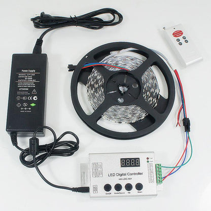 12VDC TM1914 IC Controlled Dream Color 5050 RGB Pixel LED Strip Kit 5 meters with 60LEDs /Mtr - LEDStrips8