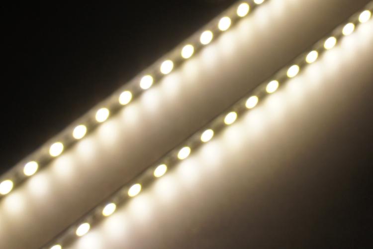 5 Pack 19.7 inch Super Slim 4mm SMD3528 Rigid LED Strip lighting 60LEDs - LEDStrips8