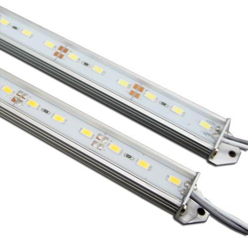 5 / 10 Pack SMD5630 Rigid LED Strip lighting 72LEDs per Meter with U Aluminum Shell - LEDStrips8