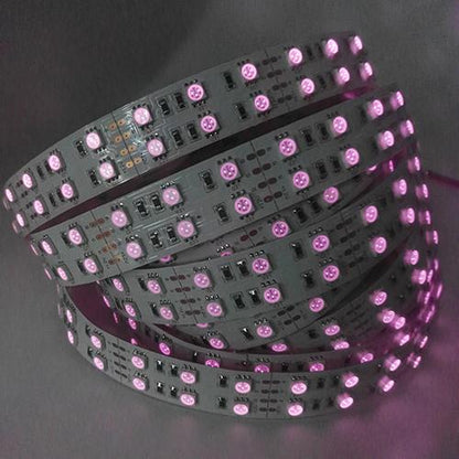 DC12V SMD5050-600-IR InfraRed (850nm/940nm) Tri-Chip Double Row Flexible LED Strips 120LEDs 28.8W Per Meter - LEDStrips8