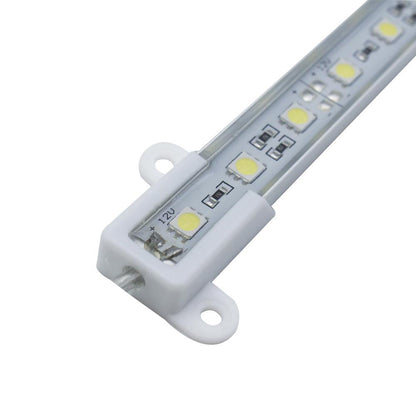 5-Pack 1.64ft/50cm DC 12V 7.2Watt SMD5050-30 12mm Wide Waterproof Aluminum Shell LED Rigid Light Bar - LEDStrips8