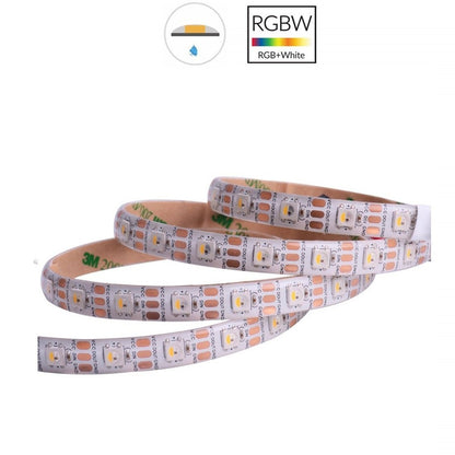 DC 5V SK6812 Individually Addressable LED Strip Light 5050 RGBW 16.4 Feet (500cm) 60LED/Meter LED Pixel Flexible Tape White PCB - LEDStrips8