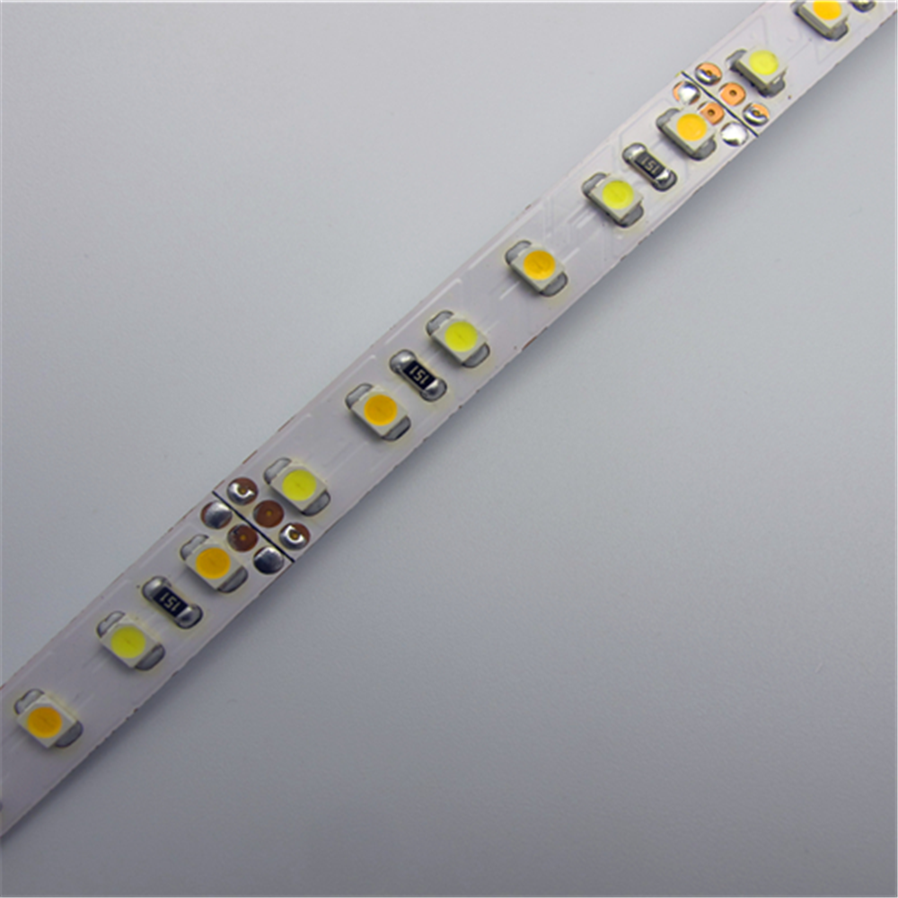 12VDC SMD3528-600-PWW Dual White Color Temp-Adjustable Flexible LED Strip Light 120 LEDs Per Meter - LEDStrips8