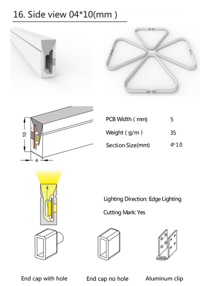 Silicon Neon Light Tube - LED Strip Light Housing