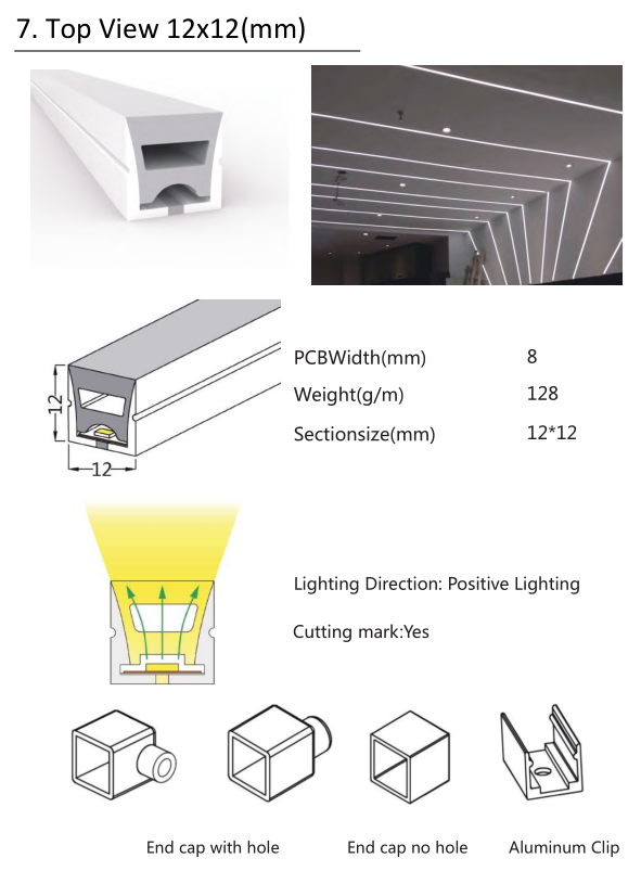 Silicon Neon Light Tube - LED Strip Light Housing