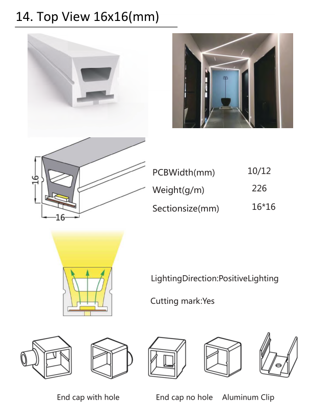 Silicon Neon Light Tube - LED Strip Light Housing