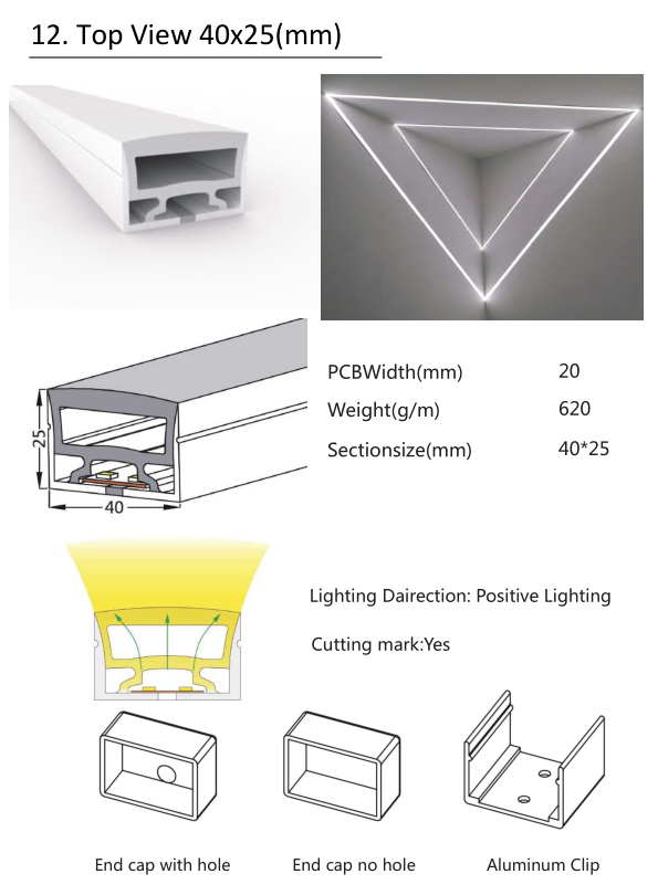 Silicon Neon Light Tube - LED Strip Light Housing